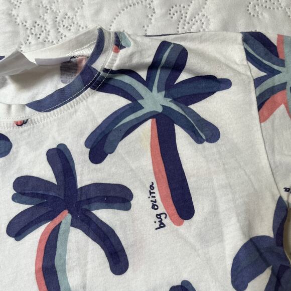 Zara Palm Tree Graphic Tee Size 18-24m - Picture 4 of 5